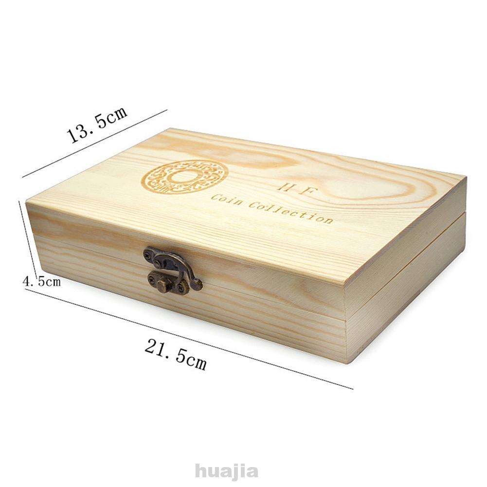Commemorative Banknote Home Wood Universal Portable Collections Storage ...