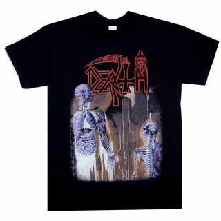 [S-5XL]Death Human เสื้อยืดลําลองแฟชั่นใหม่สําหรับผู้ชายผ้าฝ้าย 100% แขนสั้นคอกลมพิมพ์ลาย Death Band New 2022