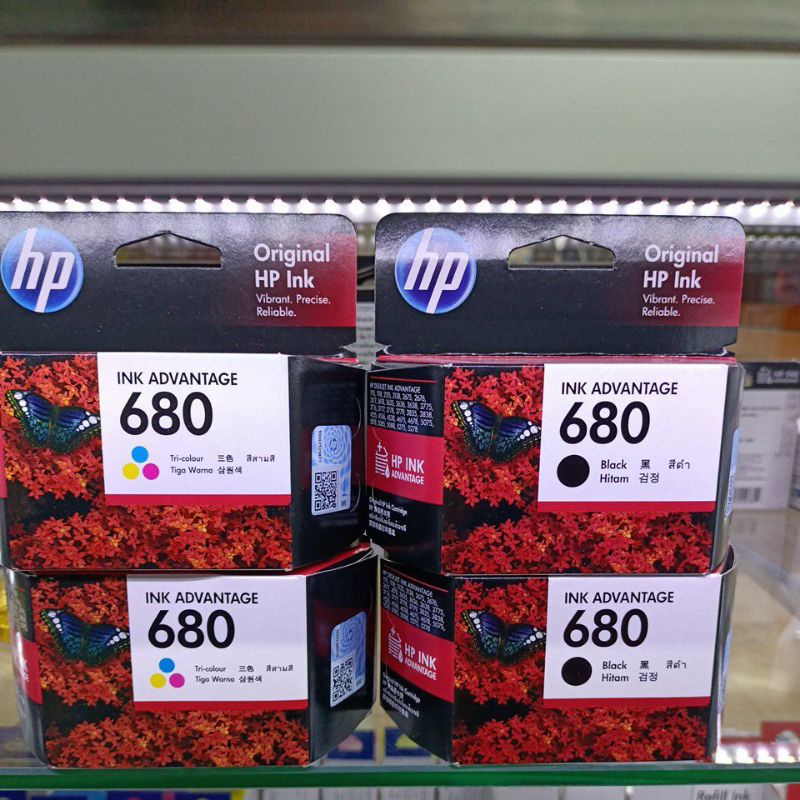 ตลับหมึก HP 680 สี และ ดำ