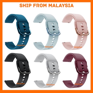 Fossil Gen 6 5E 4 Hybrid Smartwatch / Realme Band 2 18 มม. สายคล้อง ซิลิโคนนิ่ม