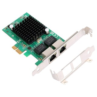 Gigabit Ethernet Pci-E Network Controller Card 10/100/1000Mbps, Rj45 X2 Dual 2 P