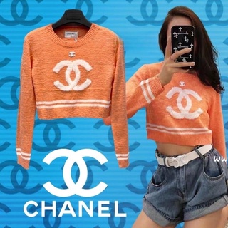 เสื้อไหมพรมแขนยาว LONG CHANEL KNIT 2022SS