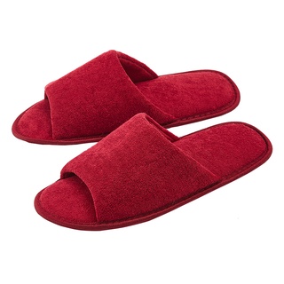 🔥แนะนำ!! KASSA HOME รองเท้า Slipper Solid รุ่น NP17501B-3 ขนาด 27 x 22 x 7.5 ซม. สีแดง 🚚พิเศษ!!✅