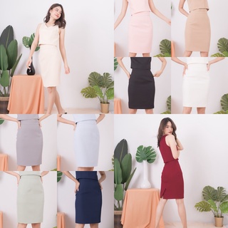 Miss Office (Best Seller) กระโปรงทรงดินสอ Miss Basic Pencil Skirt (MS-002)