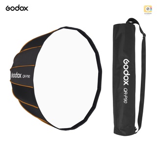 Godox ซอฟท์บ็อกซ์พาราโบลา 90 ซม. พร้อมกระเป๋าถือ สําหรับถ่ายภาพสตูดิโอ