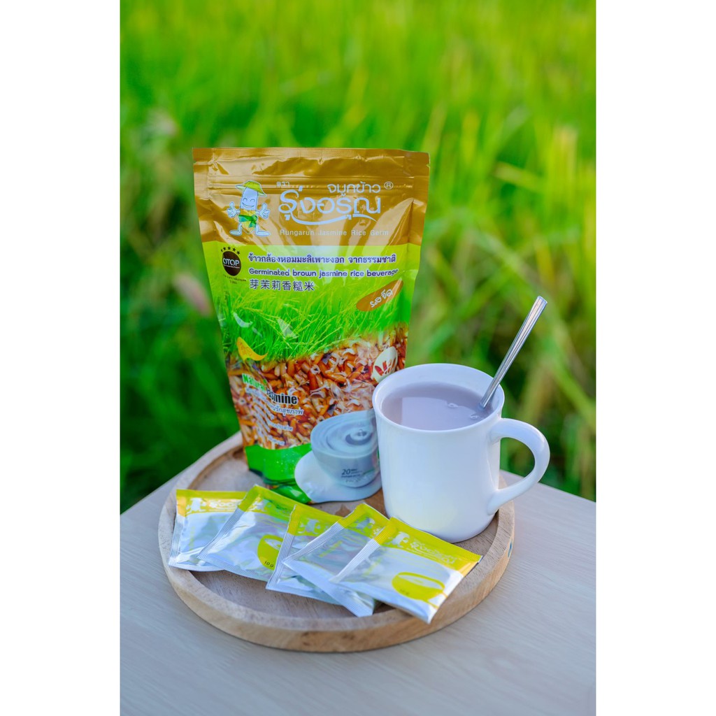 Rice 100 บาท รุ่งอรุณ จมูกข้าวกล้องหอมมะลิเพาะงอกจากธรรมชาติ Food & Beverages