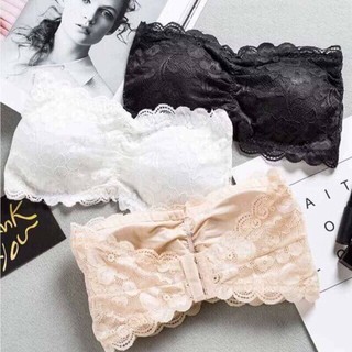 สินค้าพร้อมส่างจากไทย💥LoveIs Bra💥 (N036)  เกาะอกลูกไม้ แสนหวานเสริมฟองน้ำ ตะขอหลัง 3 ระดับ