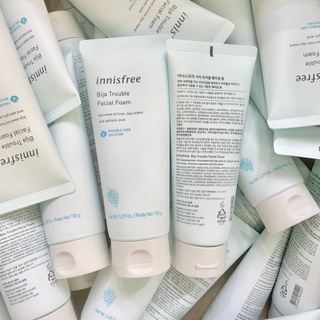 Innisfree  แพ็คเกจใหม่ !! Bija Trouble Facial Foam 150ml