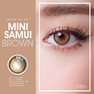 Mini samui brown พร้อมส่งค่าสายตา (dreamcolor1)