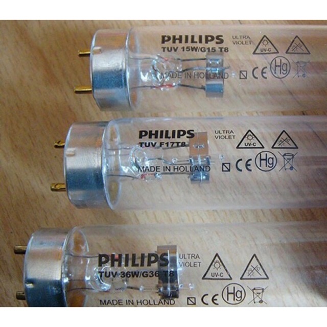 [[พร้อมส่ง]] หลอดไฟฆ่าเชื้อโรคอัลตราไวโอเลต UV  ยี่ห้อPhilips TUV 15W G15 T8 ยาว 450 มม.