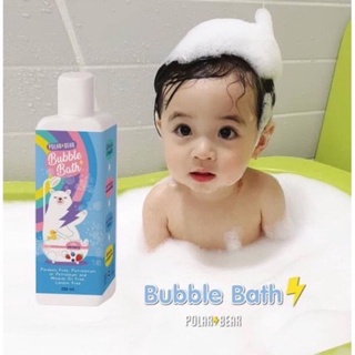 Bubble Bath บับเบิ้ลบาธ สบู่ทำฟองโพล่าร์แบร์ กลิ่น mix berry ปริมาณ 250 มล (สูตรอ่อนโยนสำหรับเด็ก 1 ขวบขึ้นไป)