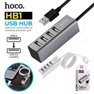 Hoco HB1 Micro Usb 4-Port Usb HUB เพิ่มอะแดปเตอร์เชื่อมต่อ Usb