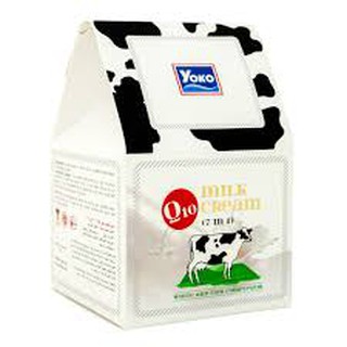 โยโกะ ครีมบำรุงผิวหน้า สูตรน้ำนมผสมคิวเท็น (YOKO MILK CREAM Q-10) 50 กรัม