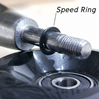 Speed ring สีเงิน / สีดำ  สำหรับ Surdskate สเก็ตบอร์ด แหวนรอง Bearing speed ring แหวนป้องกัน ทรัค trucks ลูกปืน