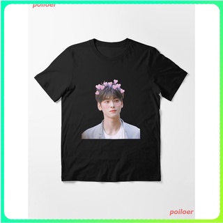 เสื้อยืดผ้าฝ้ายพิมพ์ลาย2022 Cha Eunwoo Essential T-Shirt เสื้อยืดพิมพ์ลาย ดผ้าเด้ง คอกลม cotton ความนิยม sale Unisex