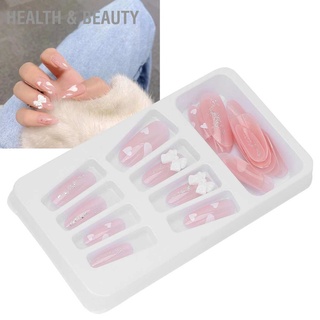 Health &amp; beauty 24 Pcs Removable Fake Nail Kit Fashionable Full Cover Artificial False Nails for Women