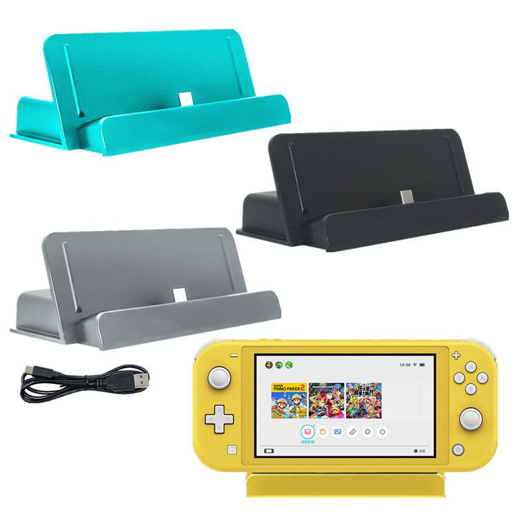 แท่นชาร์จ USB Type-C แบบพกพา ปรับได้ สําหรับคอนโซล Nintend Switch Lite Nintend Switch