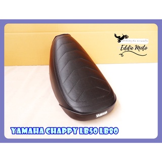 HONDA CHAPPY LB50 LB80 "DARK BROWN" COMPLETE DOUBLE SEAT with "BLACK" TRIM  // เบาะ สีน้ำตาลเข้า ขอบคิ้วสีดำ หนังพีวีซี