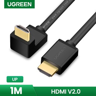 UGREEN HDMI สายเคเบิ้ลมุมขวาหมุนได้ 270 องศา สําหรับโปรเจคเตอร์ทีวี PS3