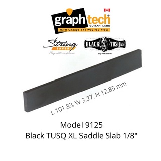 Black TUSQ XL Saddle Slab 1/8