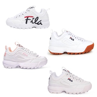 Fila Collection ฟีล่า รองเท้าผ้าใบ รองเท้าแฟชั่น รองเท้าลำลอง รองเท้าสีขาว UX Disruptor 2 WHT (2990)