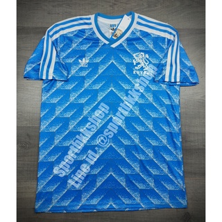 [Retro] - เสื้อฟุตบอล ย้อนยุค Holland Netherland Away ฮอลแลนด์ เนเธอร์แลนด์ เยือน ชุดแชมป์ Euro ยูโร 1988