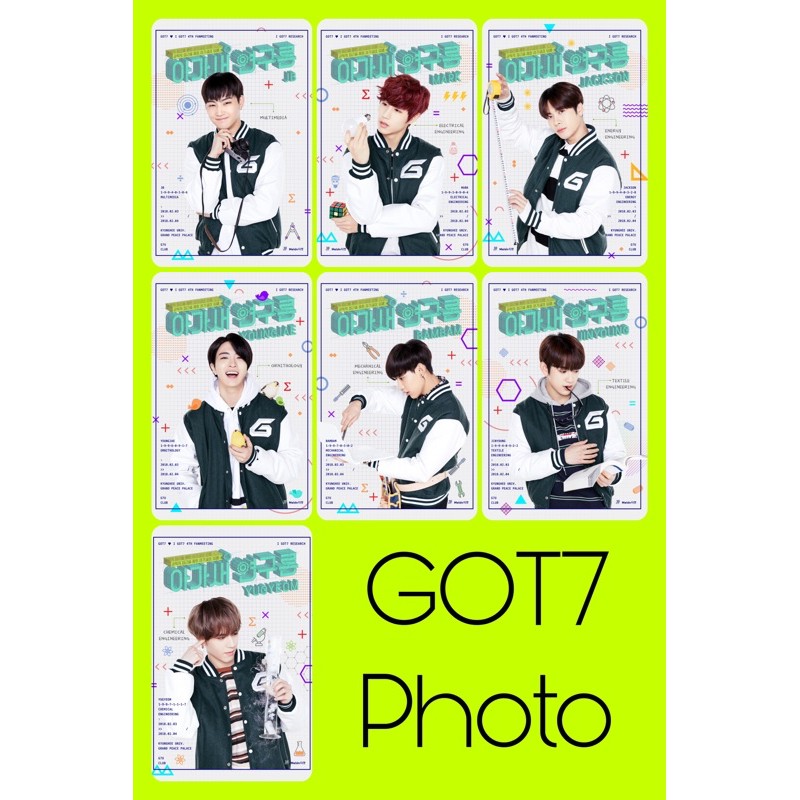 GOT7 💚 - รูป I GOT7 4TH FANMEETTINGขนาด 5.5x8.5 cm. / 9.5x14.5 cm.