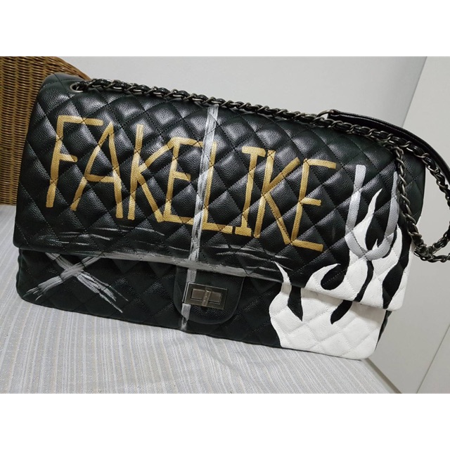 🌈⛅️Custom bag ทรง Channel-XL🌧✨