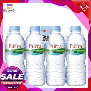 เพอร์ร่า น้ำแร่ธรรมชาติ 100% 330 มล. แพ็ค 12 ขวดน้ำดื่มPurra Mineral Water 100% 330 ml x 12 Bottles