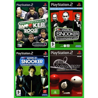 Snooker สนุกเกอร์ PS2  แผ่นเกม PS2   World snooker championship 2003-2007