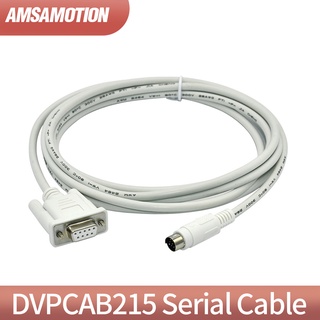 Yy สายเคเบิลโปรแกรมดาวน์โหลด Delta PLC DVP Serial RS232 อินเตอร์เฟซ DVPCAB215 PC-DVP