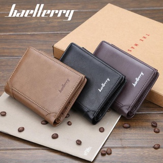 Baellerry Men Wallet กระเป๋าสตางค์ สไตล์วินเทจ กระเป๋าตัง พร้อมส่ง P2-20 B