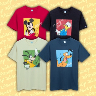 เสื้อยืดใหม่Disney T-Shirt Men&amp;Women Mickey And Friends  - เสื้อยืดครอบครัวมิกกี้เมาส์และผองเพื่อน  สินค้าลิขสิทธ์แท้100