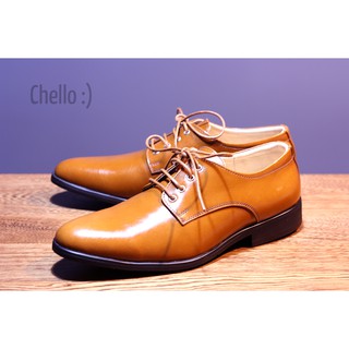 Chello รองเท้าหนัง FORMAL DERBY SHOES IN BEIGE รุ่น SLU039-3