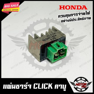 แผ่นชาร์จ สำหรับ HONDA CLICK เก่า - ฮอนด้า คลิก (คาบู) สินค้าคุณภาพโรงงานเกรดเอ รับประกันคุณภาพสูง 100%