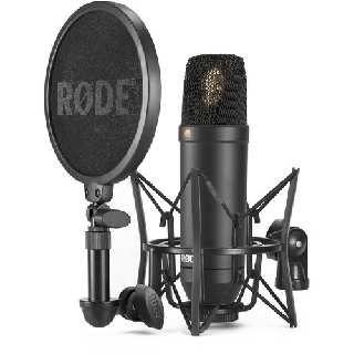 Rode NT1 KIT Studio ชุดไมค์คอนเดนเซอร์ พร้อม Shock mount / Pop Filter /สายไมค์ XLR รับประกัน 1ปี