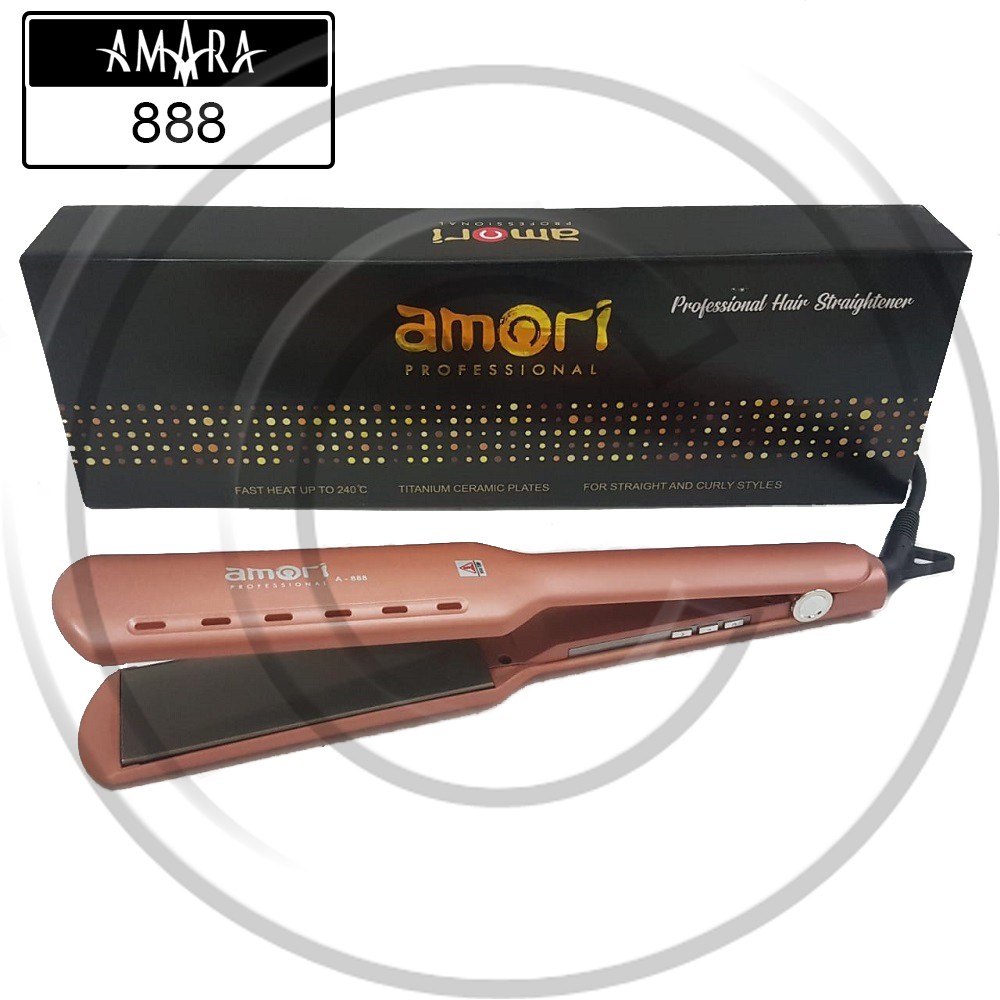 Amori / AMORI-888 / 2in1 Straight Wide Plate Hair Straightener