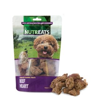 NUTREATS BEEF HEART นูทรีทส์ หัวใจวัวฟรีซดราย ขนมสุนัขพรีเมี่ยมเพื่อสุขภาพ ช่วยขัดฟัน บำรุงข้อ (50g)