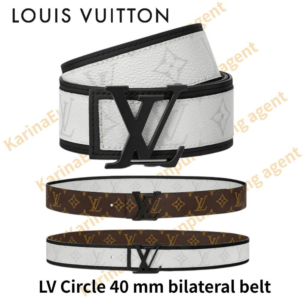 LV Circle 40 mm bilateral belt Louis Vuitton Classic models