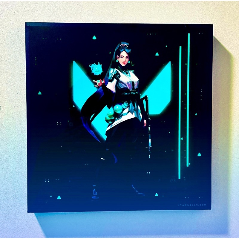 Sage : กรอบโปสเตอร์ Valorant Pop Art