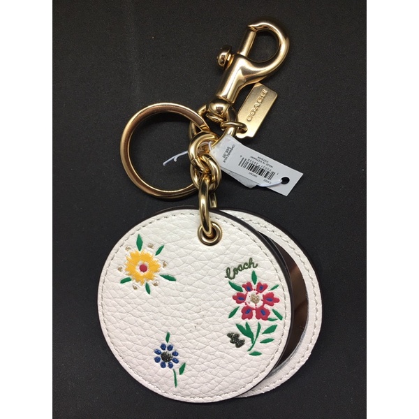 พวงกุญแจกระจกลายดอก Coach ของใหม่