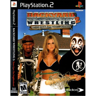 แผ่นเกมส์ Backyard Wrestling 2 There Goes the Neighborhood PS2 Playstation2 คุณภาพสูง ราคาถูก