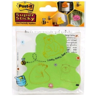 Post-it Super Sticky Notes กระดาษโน๊ต กระดาษโน๊ตกาวในตัว กระดาษโน้ตรูปหมี 3M