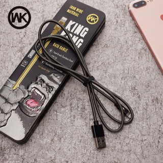 สายชาร์จแท้ สายชาร์จไอโฟน Kingkong for Iphone5/i5s/SE/i6/i6s/i7/i8/i7plus/i8plus / Samsung รุ่น WDC-013