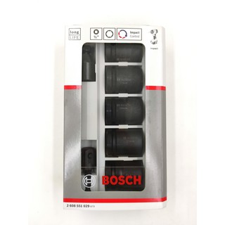 2608551029 BOSCH บล็อกชุด 7ตัวชุด Impact control