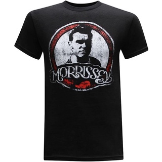 เสื้อยืดแขนสั้นลําลอง คอกลม พิมพ์ลาย Morrissey Rock &amp; Roll แฟชั่นสําหรับผู้ชาย