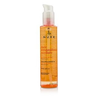 NUXE Huile Demaquillante Micellaire Micellar Cleansing Oil With Rose Petal For Face &amp; Eyes (Sensitive Skin) Size: 150ml/