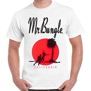 เสื้อยืดลําลอง พิมพ์ลาย Mr Bungle California Surfers Funk Rock Music คุณภาพสูง สไตล์เรโทร สําหรับผู้ชายS-5XL