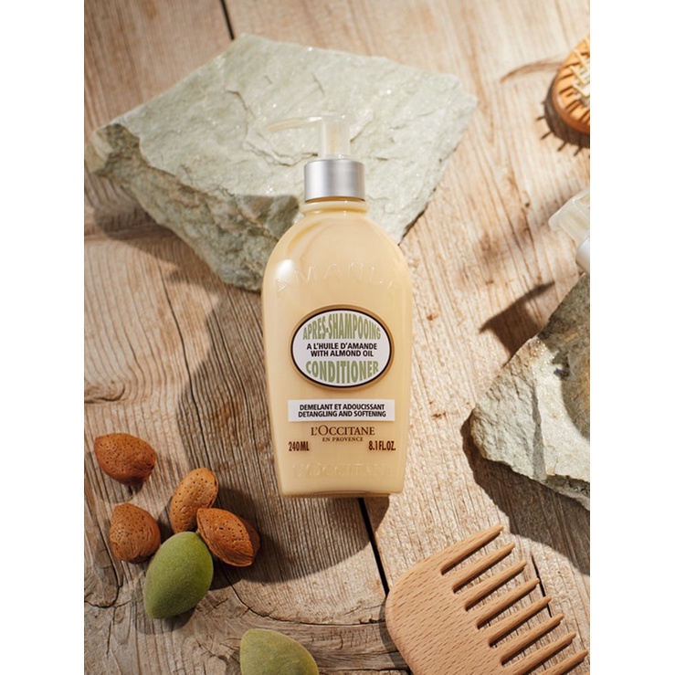 ) L'Occitane Almond Shampoo / Conditioner 240ml | Shopee Thailand