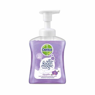 ✨ขายดี✨ เดทตอล โฟมล้างมือ กลิ่นวนิลาออร์คิด สีม่วง ขนาด 250 มล. Dettol Hand Foam Purple 250 ml